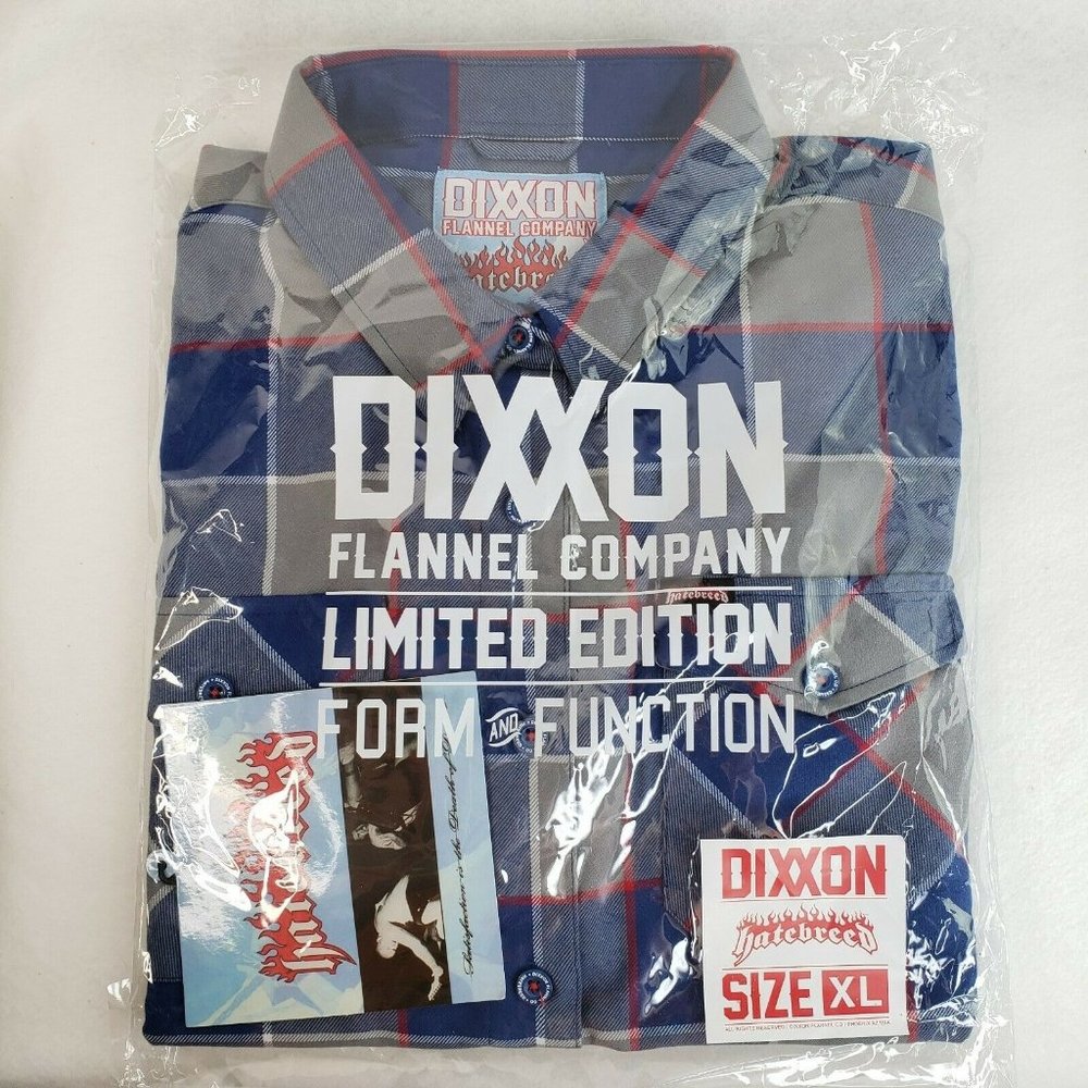Dixxon Flannel Hatebreed Womens Extra Large XL